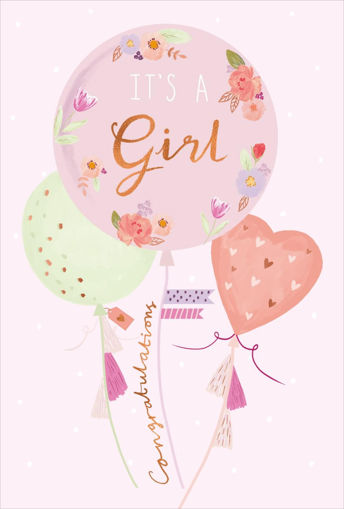 Picture of ITS A GIRL CARD